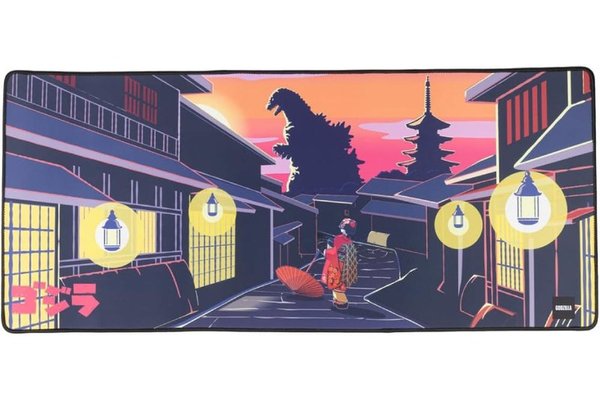 Mousepad Oversize Skyline Godzilla