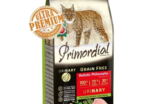 Primordial Grain-Free Holistic Cat Adult Urinary, Curcan & Hering, 2 kg