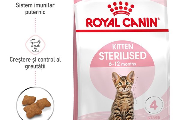 Royal Canin Kitten Sterilised hrana uscata pisica sterilizata junior, 3.5 kg