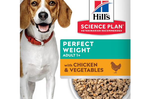Hill's Science Plan Canine Adult Perfect Weight Chicken and Vegetables, 363 g