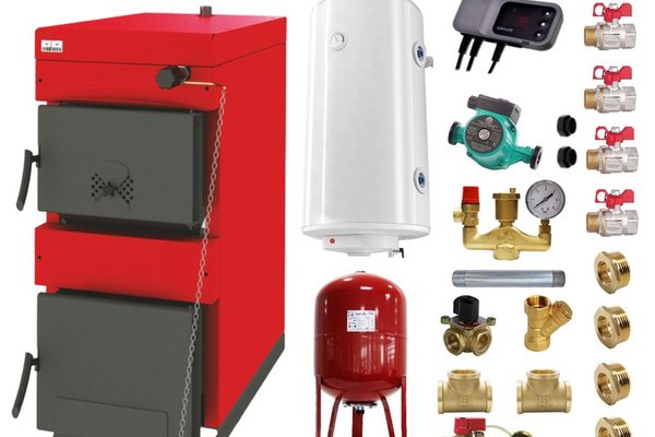 Sistem de incalzire Sunsystem Burnit NWB 25 kW cu boiler termoelectric si accesorii complete