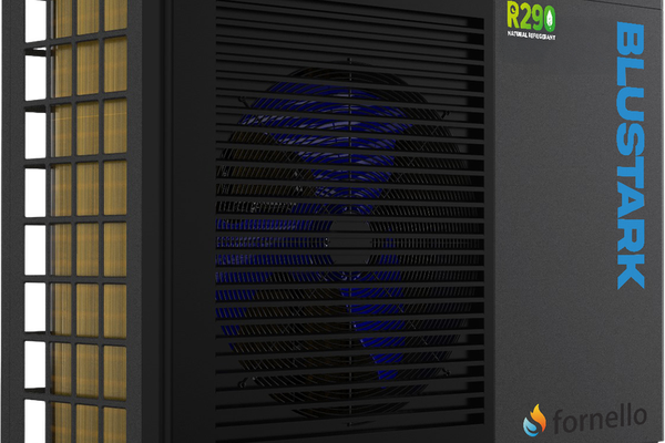 Pompa de caldura Fornello Blustark Qsense 6, monobloc aer-apa, 6 kW, R290, Full DC Inverter, A+++, Wi-Fi