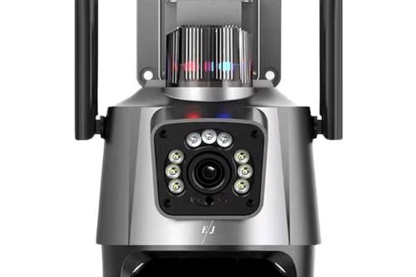 Camera de supraveghere dubla WIFI 8MP exterior/interior Ultra HD 5X zoom rotire alarma senzor miscare AX