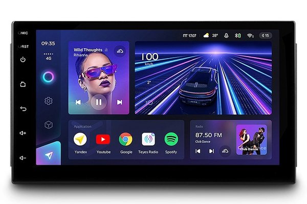 Navigatie auto Teyes CC3 7" 4+32 QLED Octa-core 1.8Ghz Android 4G Bluetooth 5.1 DSP