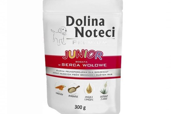 Dolina Noteci Premium Junior cu Inima de Vita, 300 g