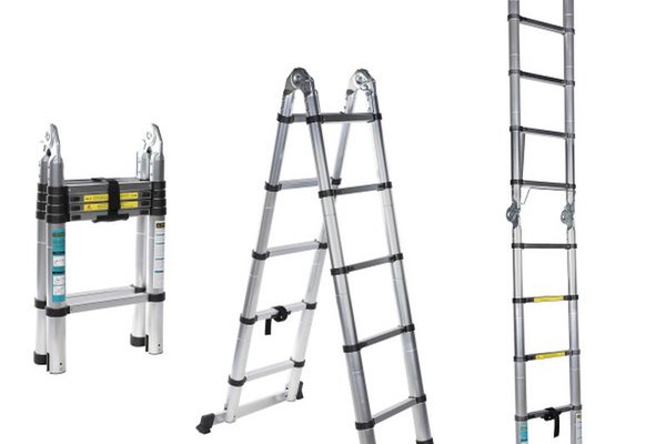 Scara aluminiu telescopica pliabila 3.2m - 10 trepte Detoolz DZ-C246