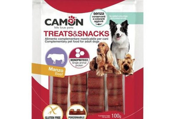 Camon Batoane cu Vita pentru Caini, 100 g - Gustari Delicioase si Sanatoase