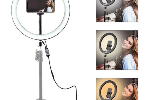 Selfie Ring Light cu LED si Trepied Ajustabil