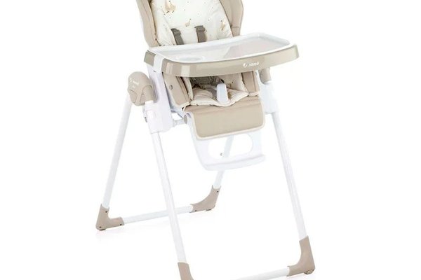 Scaun de masa si Balansoar Jane Mila 2 in 1, Transformabil, Multifunctional, Husa Imitatie Piele, 0 luni+, Culoare Desert