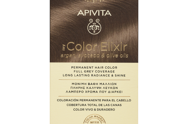 Vopsea de par My Color Elixir, Light Blonde Gold Pearl N8.38, 155 ml, Apivita
