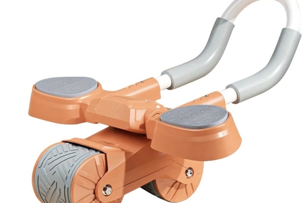 Roata Abdominala Automata cu Rebound - Latime 4 Inch Portocalie