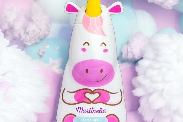 Gel de dus si sampon 2 n1 Little Unicorn Martinelia 414ml