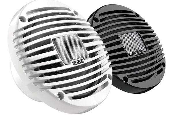 Difuzorare Marine Hertz HEX 6.5 M - TW / TC, Alb / Negru, set coaxial 2 căi, 165 mm, 50W RMS