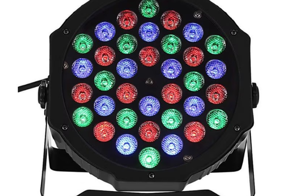 Proiector joc de lumini PAR 36 leduri RGB 8 jocuri de lumini