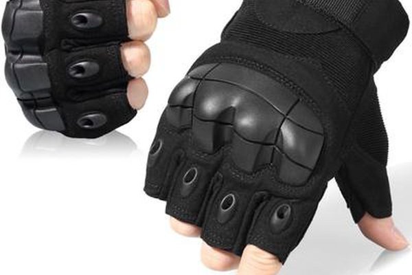 Manusi Biker M NEGRE Jumatate de deget