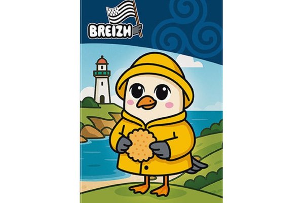 Magnet Standard The Good Gift - Mouette Breizh Kawaii