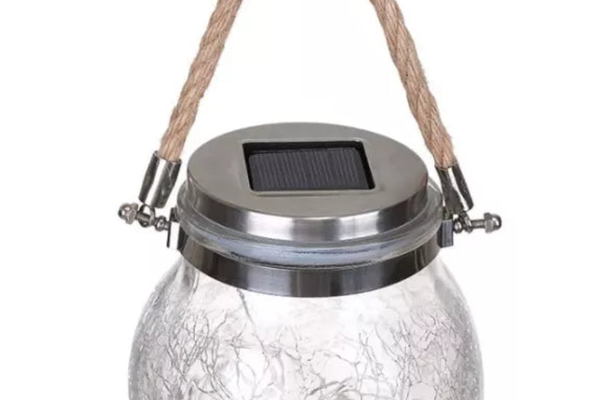 Lampa Solara LED tip borcan Q TL60 lumina colorata si maner