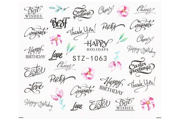 Tatuaj decor unghii STZ-1063