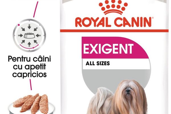 Royal Canin Exigent Adult hrana umeda pentru caini cu apetit capricios, 85 g