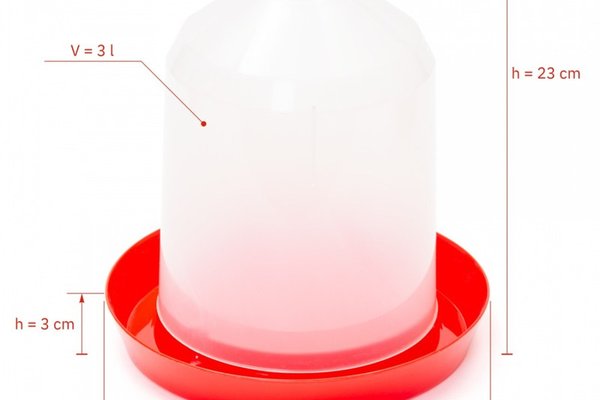 Adapatoare pentru Pui Tip Clopot 3 Litri - Echipament Ideal pentru Pasari
