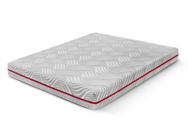 Saltea WAVE MULTILAYER, spumă cu memorie, spumă reziliență mare, husă hipoalergenică detașabilă și lavabilă, superortopedică, grosime 20 cm