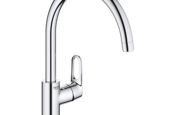 Baterie bucatarie Grohe BauFlow, montare pe chiuveta, crom - 31538001