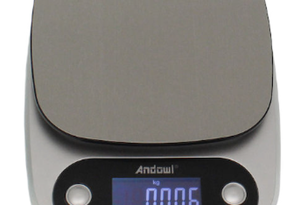 Cantar electronic de bucatarie C305 argintiu cu afisaj digital