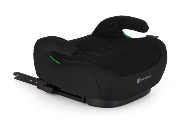 Inaltator auto, Petite&Mars, Optimus Pro, I-size, 125- 150 cm, 22-36 kg, Cu isofix, Forma ergonomica, Husa detasabila, Negru
