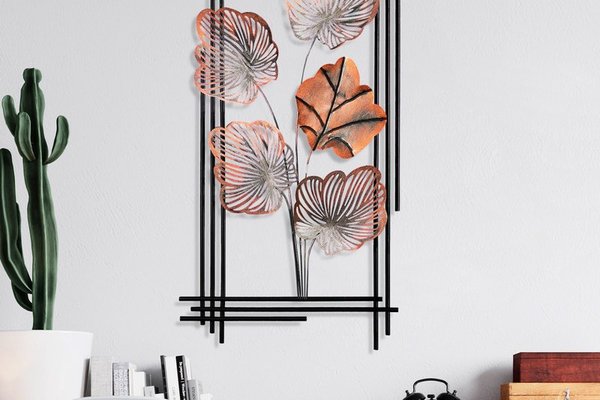 Tablou metalic Daiyu Multicolor 48x87x4 cm