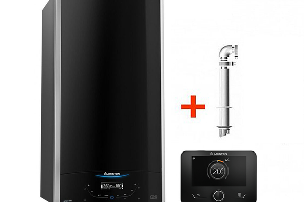 Centrala termica Ariston Alteas ONE Net 24 KW cu kit evacuare si termostat