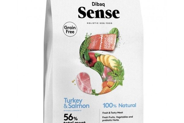 Dibaq Grain Free Sense Turkey & Salmon, Puppy, 2 kg