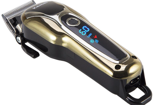 Aparat de tuns profesional Kemei KM1990 cu acumulator afisaj LCD lama reglabila