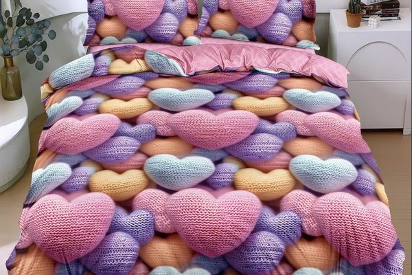 Lenjerie Color Love (Bumbac Satinat)