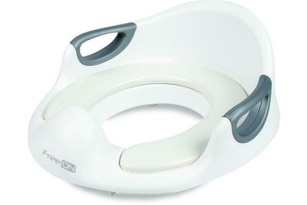 Colac de Toaleta Ergonomic FreeON cu Spatar si Perna Detasabila, 37x9,3x65,5 cm, Alb
