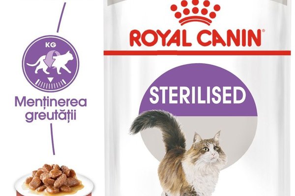 Royal Canin Sterilised Adult hrana umeda pentru pisici sterilizate (in sos), 85 g