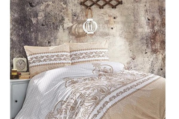Lenjerie de pat bumbac satinat 2 persoane,homs,serie H280,00065