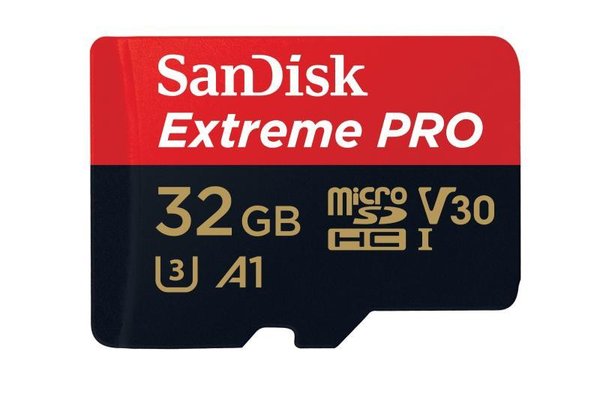 SanDisk Extreme Pro MicroSDHC 32GB, UHS-I, Class 10 cu Adaptor