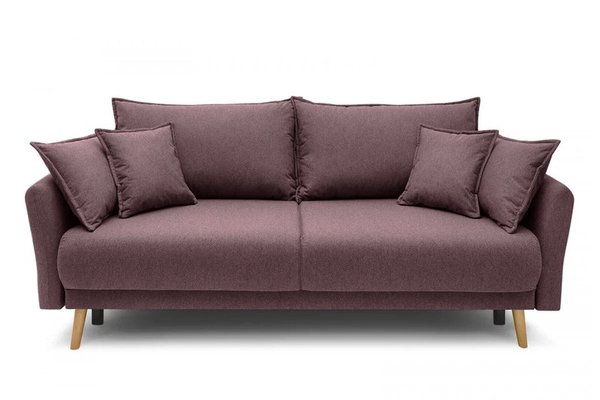 Canapea Extensibilă 3 locuri JULIET, cu ladă de depozitare, 215x88x95 cm