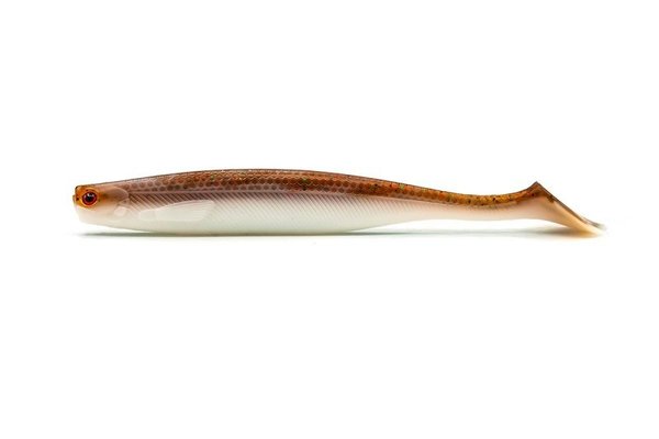 Fast Strike Bionic Soft Pike-Zander, shad White Belt, 10 cm, 5 bucati