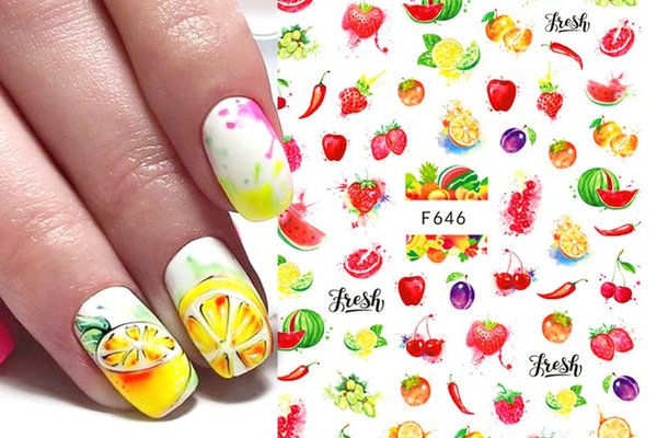 Sticker decor unghii F646 - F646 - Everin.ro