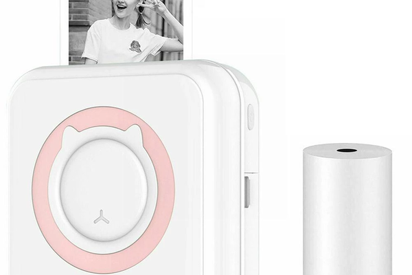 Imprimanta termica portabila pentru smartphone - 1 rola inclusa