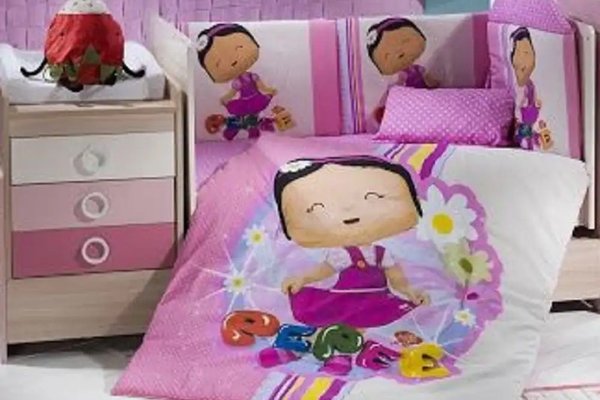 Set lenjerie din bumbac ,pentru bebe,150 cm
