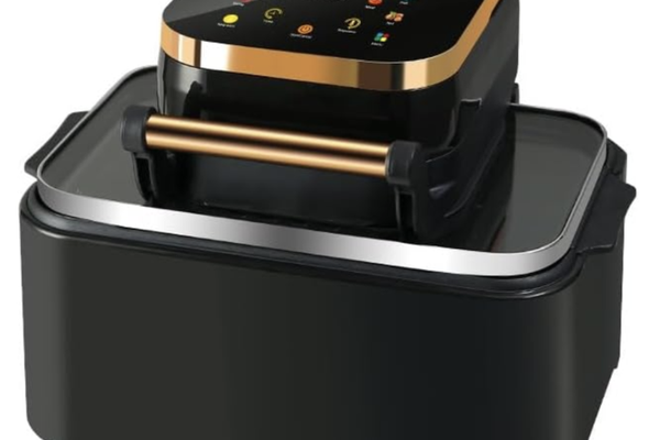 UB Friteuza Airfryer 3in1 capacitate 12L putere 1700W Digital Display Led Fara Ulei Touch Control 11 Programe Timer