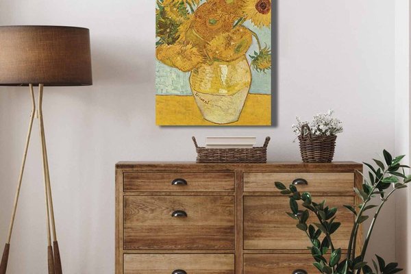 Tablou Multicolor Florencia Creek 45x70 cm de Vincent van Gogh