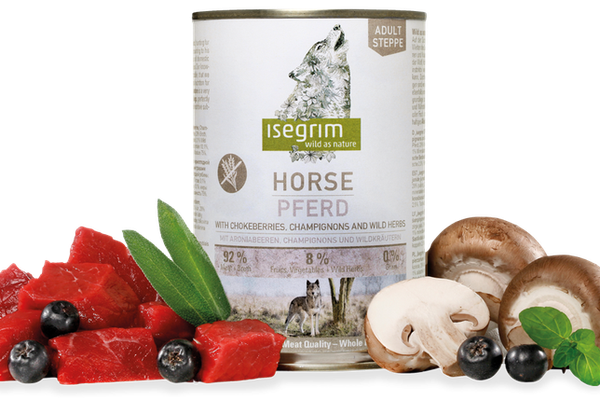 Hrana umeda, Isegrim Dog Adult Horse, 800 g