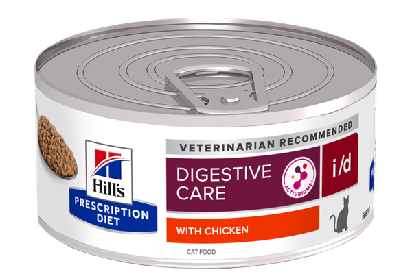 Hill's Prescription Diet Feline i/d cu Pui, 156 g - Hrană Digestivă pentru Pisici