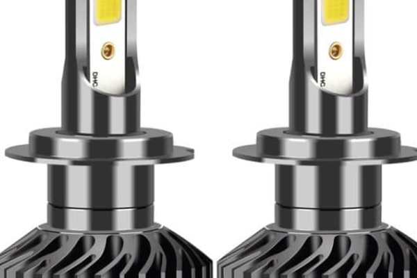 Set 2 becuri LED H7 F2 MINI COB 100W lumina alb-rece 12.000 lumeni