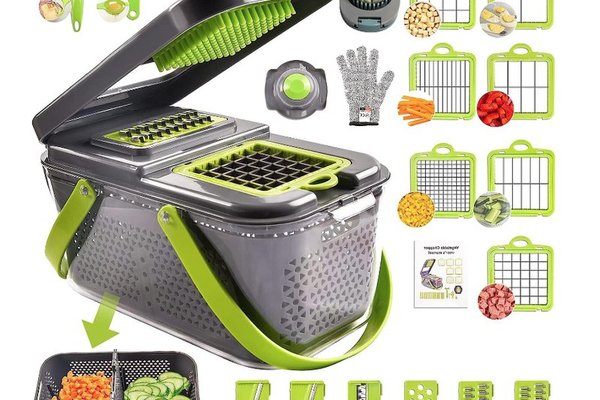 Tocator de Legume 24-in-1: Mandolina Multifunctionala pentru Bucatarie