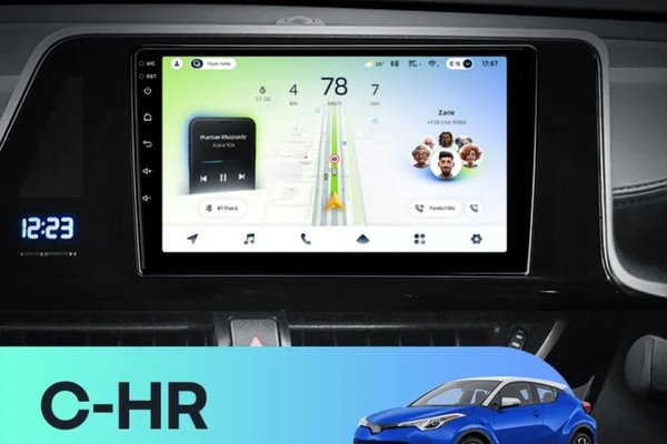 Teyes CC4L DTS Navigatie Auto pentru Toyota C-HR 2016-2023, 6GB RAM, 64GB Stocare, Ecran QLED 9 inch, Android 13, Bluetooth 5.1