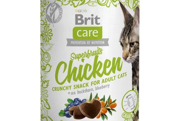 Brit Care Cat Snack Superfruits Chicken, 100 g